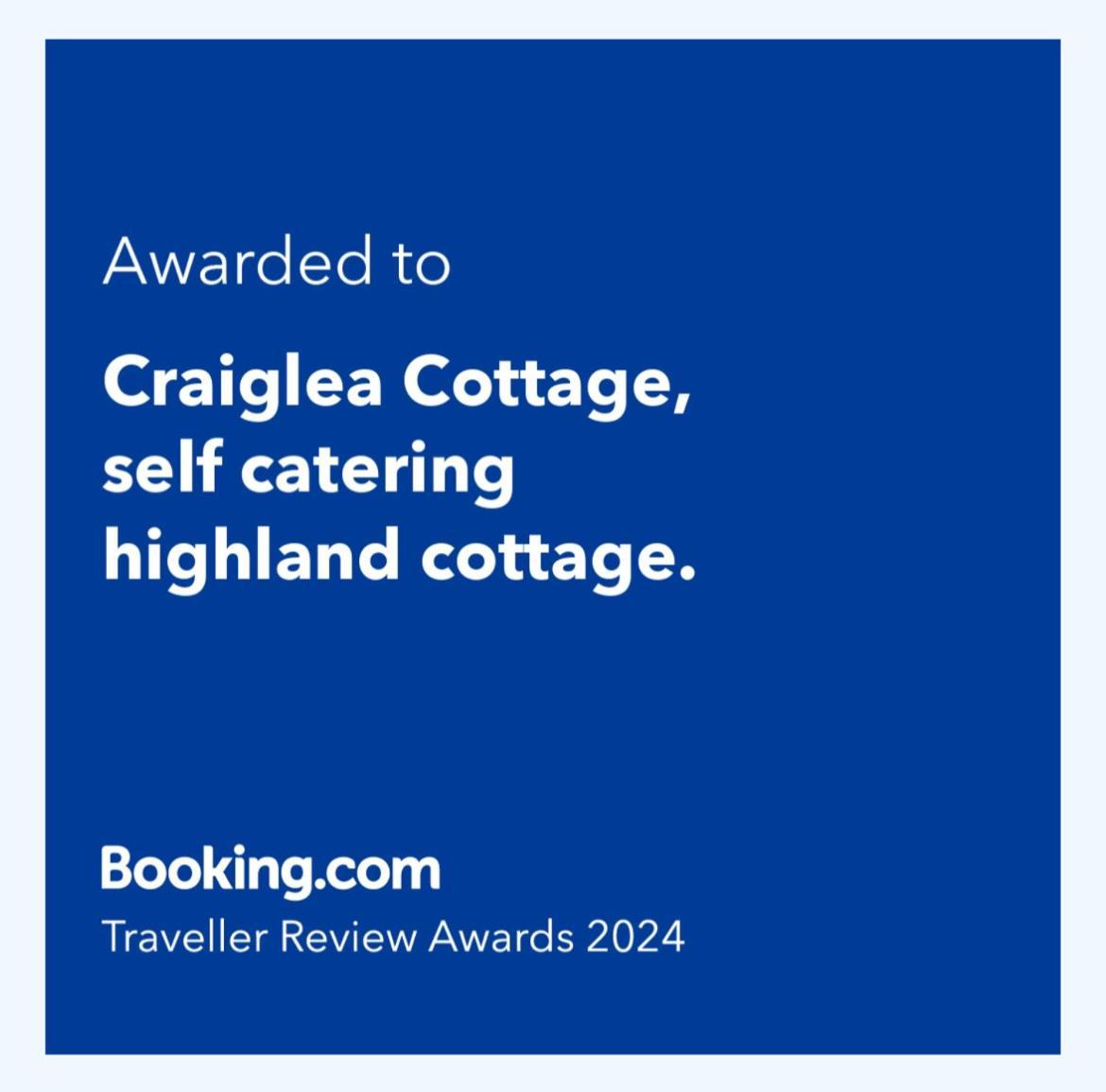 Craiglea Cottage, Self Catering Highland Cottage. Fort William Eksteriør bilde